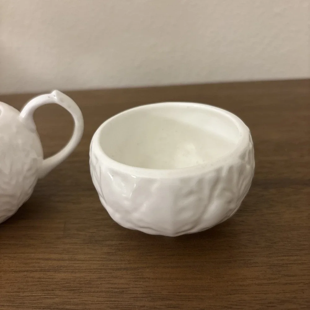 Wedgwood Countryware Bone China Milk/Cream Jug & Open Sugar Bowl Small‎ Set